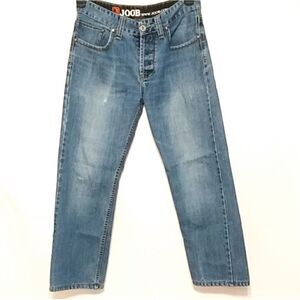 Joob Cropped Jeans sz 30" waist light distressed